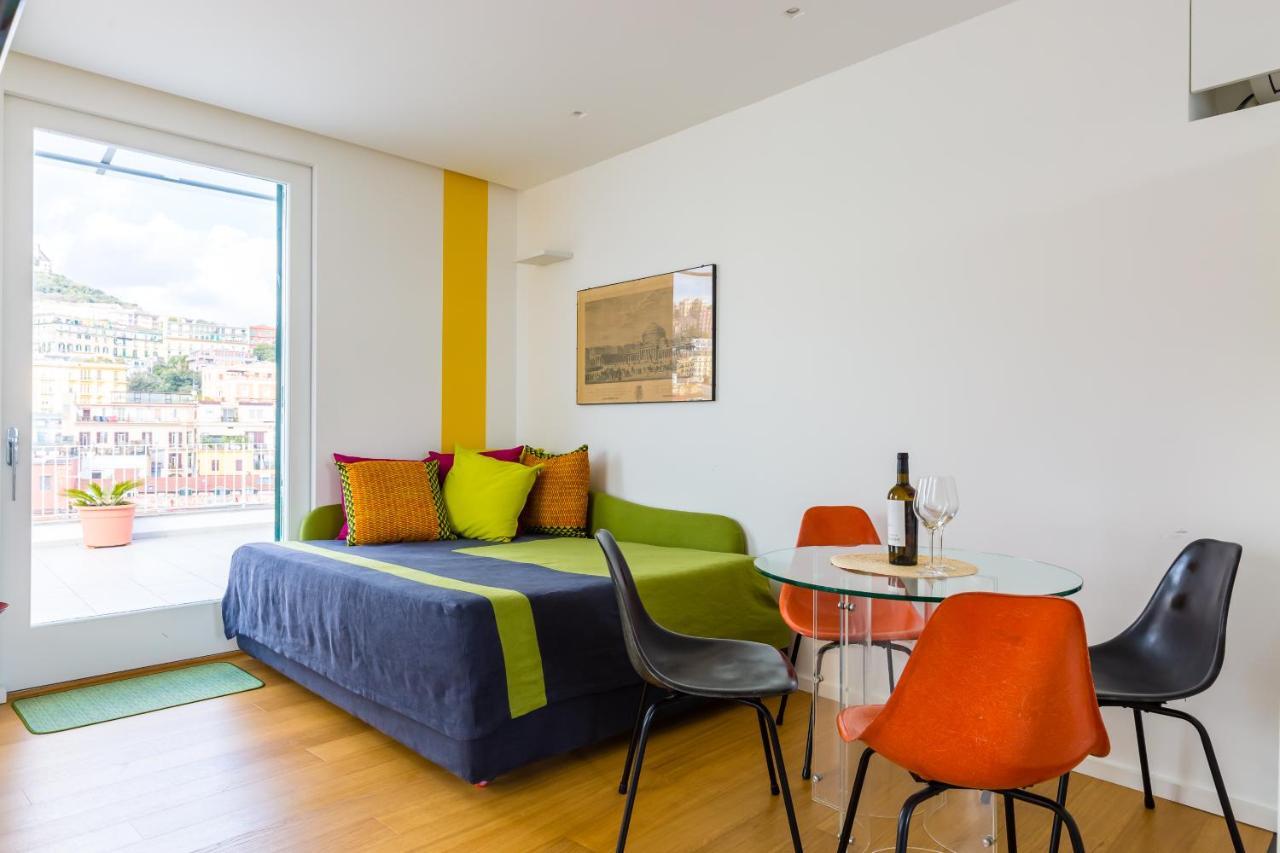 Seaview Terrace 360°& Elegant Loft Apartment Napoli Bagian luar foto