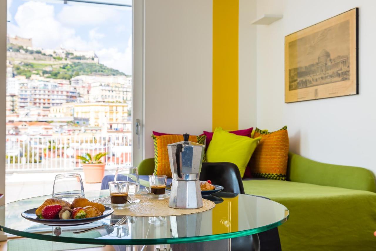 Seaview Terrace 360°& Elegant Loft Apartment Napoli Bagian luar foto