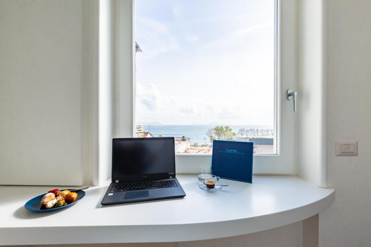 Seaview Terrace 360°& Elegant Loft Apartment Napoli Bagian luar foto