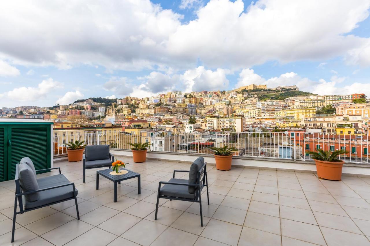 Seaview Terrace 360°& Elegant Loft Apartment Napoli Bagian luar foto