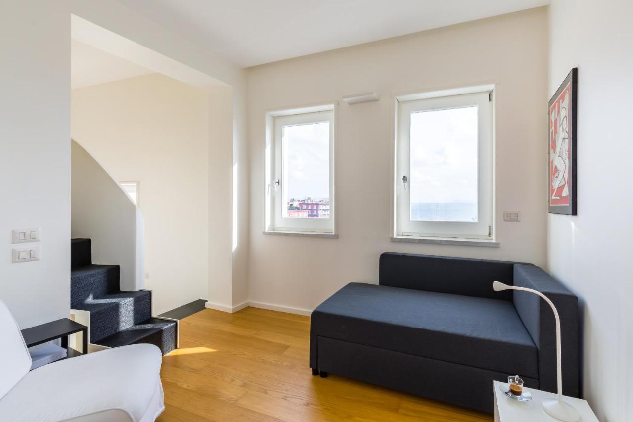 Seaview Terrace 360°& Elegant Loft Apartment Napoli Bagian luar foto