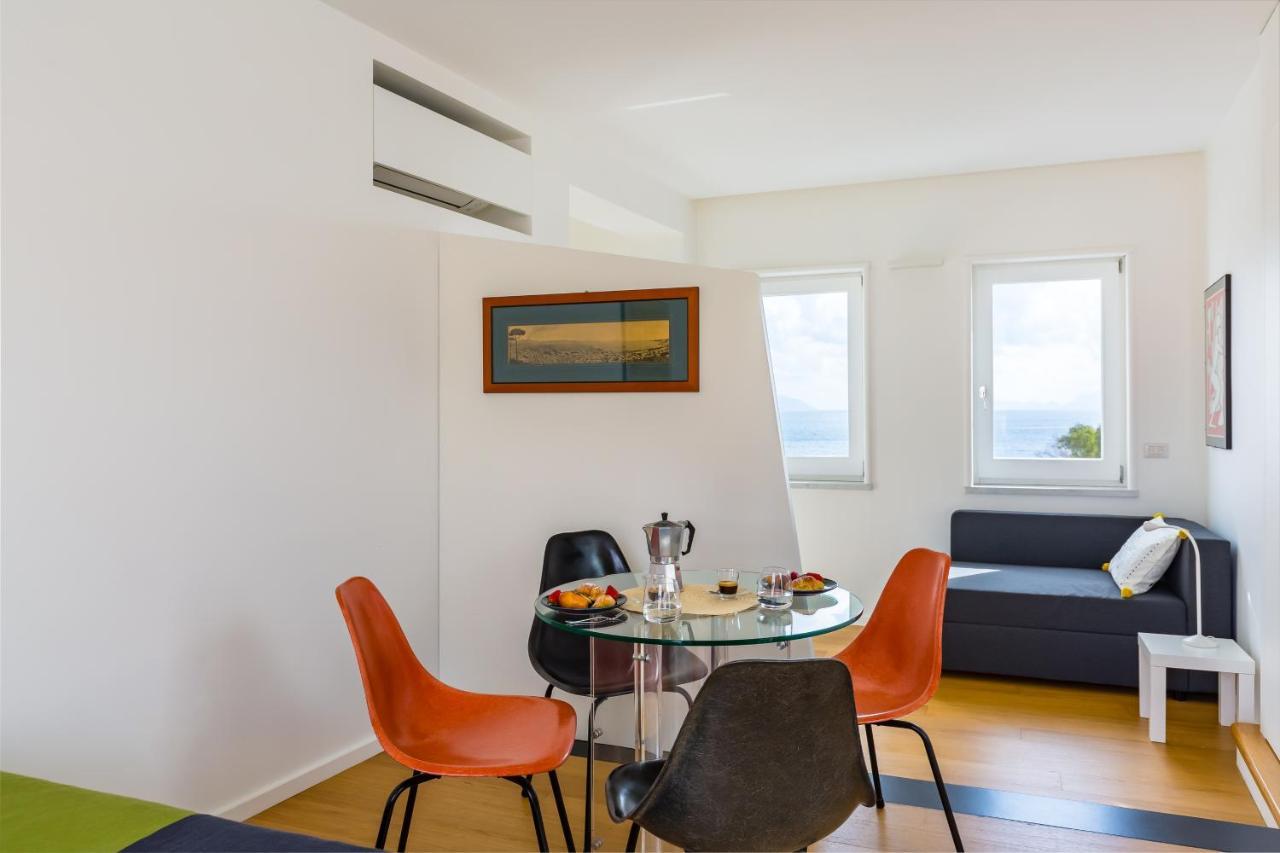 Seaview Terrace 360°& Elegant Loft Apartment Napoli Bagian luar foto