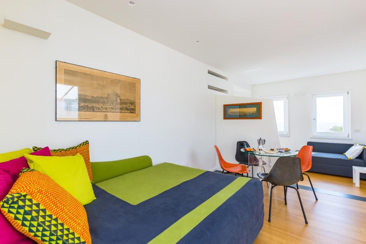 Seaview Terrace 360°& Elegant Loft Apartment Napoli Bagian luar foto